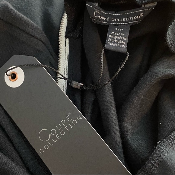 Coupé Collection Cotton & Faux Leather & Jewel Tee - Picture 3 of 6